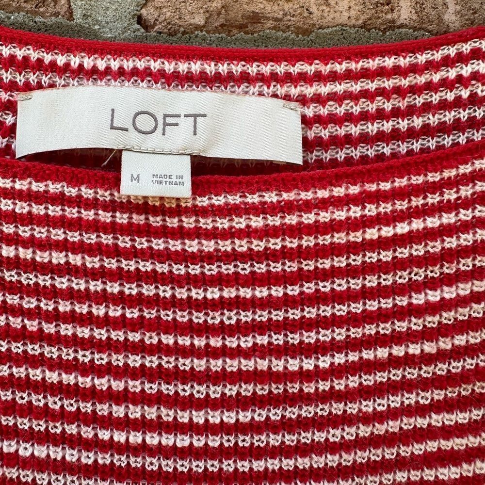 Red Striped Women's Top - Picture 3 of 5